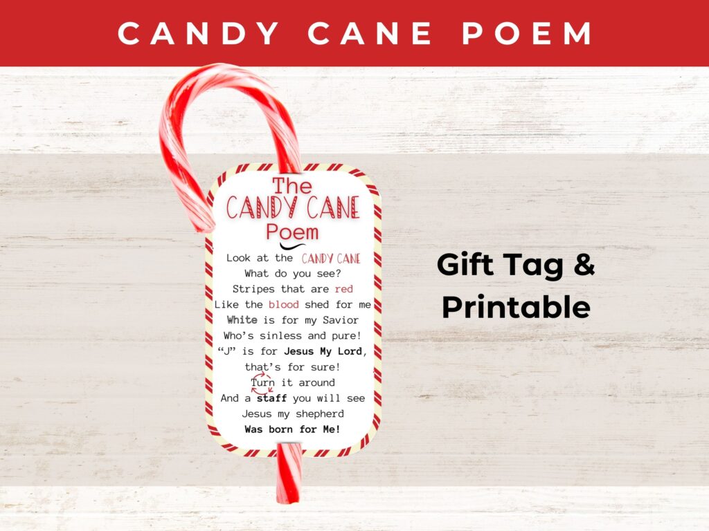 free printable candy cane poem | healing home